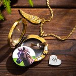 Collier Personnalisé avec Photo et Nom de Cheval Bijoux avec Queue de Cheval Cadeau Commémoratif d'Anniversaire pour Amoureux de Cheval