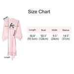 Personalized Stylish Bohemian Bridesmaid Satin Robe with Lace-Trim Bridesmaid Dressing Gown for Bachelorette Bridal Party Bridesmaid Wedding Gift
