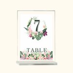 Personalisierte Nummer 1-30 Acryl Hochzeitstisch Vorlage mit Paar Namen für Hochzeit Empfang Party Jahrestag Veranstaltung