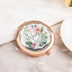 Personalizzato Will You Be My Bridesmaid Makeup Mirror piegato per il regalo di matrimonio della damigella d'onore.
