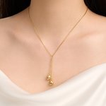 Personalizada Doble Urna Lágrima Colgante Collar de Cenizas Cremación Joyería Keepsake Memorial Regalo para las mujeres