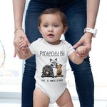Pelele personalizado de algodón con diseño de perro y gato para bebé de manga corta Baby Shower Birthday Christmas Gift for Baby