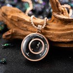 Spersonalizowany naszyjnik Crystals Life Flower z wygrawerowanym tekstem Prezent urodzinowy Rocznica dla niej 8