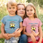 Personalized I Am Ready to Crush School Bus Kid T-shirt Back to School First Day of School Celebration Gift for Boy Girl