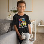 Personalized School Bus I Am Ready  with Kid Name T-shirt Back to School Gift First Day of School Outfit for Boy or Girl