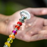 Personalized Rainbow Bridge Beaded Garden Column Gift for Pet Lover Pet Memorial