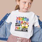 Personalized School Bus I Am Ready  with Kid Name T-shirt Back to School Gift First Day of School Outfit for Boy or Girl
