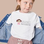 T-shirt personnalisé pour enfant avec nom, initiale, citation amusante Chemise de rentrée scolaire Cadeau pour enfant