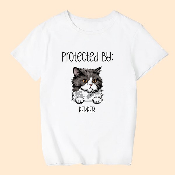 Spersonalizowana koszulka z wzorem psa i kota Baby Shower Urodzinowy prezent świąteczny dla dziecka