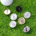 Personalisierte Satz von 3 Edelstahl ID Tag Golf Club Zubehör mit eingraviertem Monogramm Geschenk für Golfliebhaber
