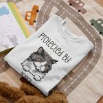 Spersonalizowana koszulka z wzorem psa i kota Baby Shower Urodzinowy prezent świąteczny dla dziecka