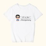 T-shirt personnalisé pour enfant avec nom, initiale, citation amusante Chemise de rentrée scolaire Cadeau pour enfant