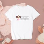 T-shirt personnalisé pour enfant avec nom, initiale, citation amusante Chemise de rentrée scolaire Cadeau pour enfant