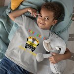 Camiseta de algodón personalizada Here I Come School Bus Back To School Niño Regalo del primer día de colegio