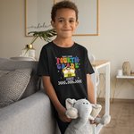 Personlig Here I Come Cute Kid T-skjorte Daglig bruk Tilbake til skolegave Første skoledag antrekk for gutt eller jente