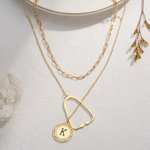 Estetoscopio Personalizado Cadena de Eslabones Mujeres Collar con Encanto Inicial Grabado Graduación Enfermera Semana Regalo para Enfermera Médico Personal