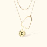 Estetoscopio Personalizado Cadena de Eslabones Mujeres Collar con Encanto Inicial Grabado Graduación Enfermera Semana Regalo para Enfermera Médico Personal