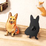 Spilla personalizzata con ritratto di animale domestico Realizzata a mano in stile cartoon Gioielli Regalo di compleanno per gli amanti degli animali 