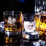 Bicchiere da whisky personalizzato con foto di famiglia Regalo di Natale per la festa del papà per gli uomini Marito Amico