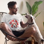 Personalized Happy Father's Day To The World's Best Dog Dad I Woof You Basic T-Shirt Gift for Dog Lovers or Cat Lovers