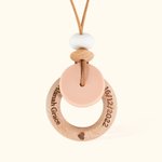 Personalized Bohemian Style Wood Breastfeeding Necklace Feeding Necklace Gift for Mother or Baby Shower Baby Shower Gift for New Mom