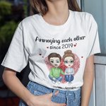 T-shirt Unisexe T-Shirt St Valentin Anniversaire Cadeau pour Couple Femme Petite Amie
