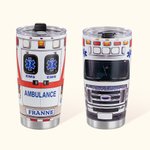 Personalisierte Ambulanz 20oz Becher mit Deckel und Strohhalm Wertschätzung EMS Woche Geschenk für Sanitäter Emergency Medical Technician