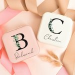 Scatola portagioie personalizzata per damigelle d'onore con custodia da viaggio con nome Regalo di nozze per damigelle d'onore Regalo di addio al celi