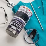 Personalisierte Ambulanz 20oz Becher mit Deckel und Strohhalm Wertschätzung EMS Woche Geschenk für Sanitäter Emergency Medical Technician