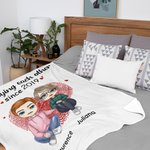 Personalisierte Annoying Each Other seit 2019 Decke weich und warm Geschenk für Paar Jahrestag Geburtstag Geschenk