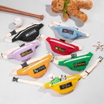 Personalised Canvas Kids Fanny Pack with Embroidered Name Birthday Gift Back to School Gift for Kids