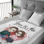 Manta Personalizada Tú y Yo Tenemos Esto Regalo de San Valentín Cumpleaños para Pareja Esposa Marido