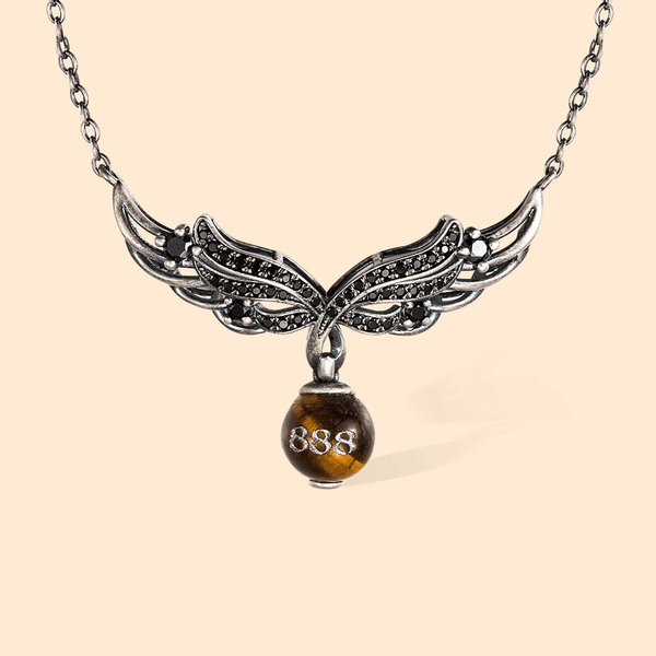 Personalized Angel Number Crystal Necklace Guardian Angel Pendant Necklace Lucky Manifestation Jewellery Mother's Day Birthday Gift for Her