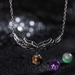 Personalized Angel Number Crystal Necklace Guardian Angel Pendant Necklace Lucky Manifestation Jewellery Mother's Day Birthday Gift for Her
