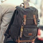 Llavero personalizado de cuero con el nombre bordado de un conductor de autobus Regalo para profesores Regalo de vuelta al cole para un conductor de a