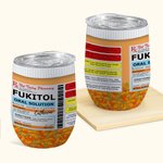 Personlig Fukitol Resept Morsom 12oz Tumbler med navn Straw Brush Nurse Week Graduation Gift for Doctor Nurse