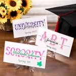Nombre de la hermandad de mujeres personalizado Placa de cristal acrílico con soporte Regalo de graduación para graduados