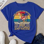Gepersonaliseerd The Legend Has Retired Not My Problem Anymore Vintage Sweatshirt Hoodie T-Shirt Verjaardag Pensioen Cadeau voor Man of Vrouw