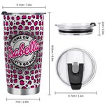 Gepersonaliseerde Come On Let's Go Party Roze Luipaard print Sublimatie Tumbler met naam voor reizen Werk Outing Bachelorette Party Gift