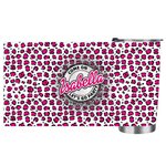 Gepersonaliseerde Come On Let's Go Party Roze Luipaard print Sublimatie Tumbler met naam voor reizen Werk Outing Bachelorette Party Gift
