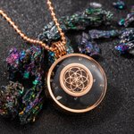 Spersonalizowany naszyjnik Crystals Life Flower z wygrawerowanym tekstem Prezent urodzinowy Rocznica dla niej 7