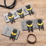 Personalized Dog Leash Holder Memorial Sign with Name Pet Loss Gift for Pet Lover