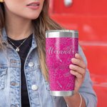 Bicchiere personalizzato a sublimazione Retro Nurse Life 30 oz con nome infermiere Settimana Medico Giorno Regalo di laurea per il personale medico