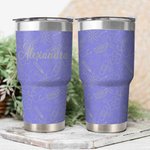 Bicchiere personalizzato a sublimazione Retro Nurse Life 30 oz con nome infermiere Settimana Medico Giorno Regalo di laurea per il personale medico