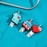 Penna da infermiera scintillante personalizzata Penna a sfera a pressione nera con nome Regalo per personale medico infermieristico