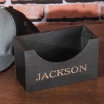 Personalised Engraved Wooden Hat Holder Storage Rack for Baseball Caps Home Office Decoration Gift for Dad Grandfather