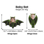 Décoration Suspendue de Chauve-Souris Personnalisée avec 1-10 Portraits Famille de Vampires Cadeau Fête Halloween pour Famille