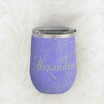 Vaso de Vino Personalizado de Acero Inoxidable de 12oz de Doble Pared Aislado al Vacío con Nombre Regalo de Graduación de Enfermera Regalo de la Seman