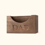 Personalised Engraved Wooden Hat Holder Storage Rack for Baseball Caps Home Office Decoration Gift for Dad Grandfather