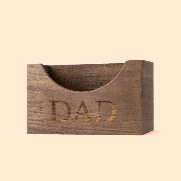 Gepersonaliseerd gegraveerd houten hoed houder opbergrek voor Baseball Caps Home Office decoratie cadeau voor vader opa